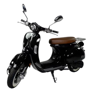Schwarz glänzende Farbe der Luna3.0 von Tisto bei Ostalb-Scooter