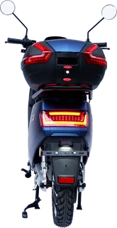 E-Scooter Tisto Berlin6.0 Rückansicht in der Farbe matt Blau